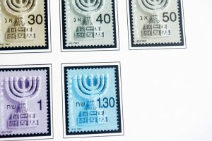 COLOR PRINTED ISRAEL 2000-2010 STAMP ALBUM PAGES (68 illustrated pages)