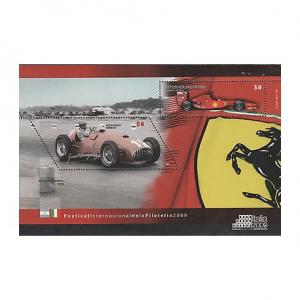 RO)2009 ARGENTINA, FERRARI SILVERSTONE-FROILAN GONZALEZ, S/S, MNH