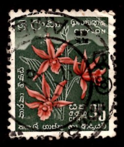 Ceylon/Sri Lanka 1952 Star Orchid Flowers 35c Scott.314 Used (#3)