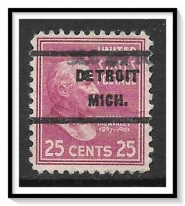 US Precancel #829 Detroit MI Used