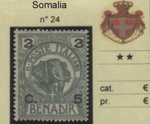 Italy Somalia - Sassone n. 24 MNH**