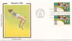 #2049 U/A COLORANO SILK FDC STR2  High Jump