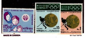 Pakistan #266-268  Single (Complete Set)