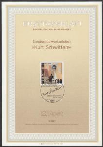 Germany 1987 ETB Artist Kurt Schwitters \Without title\