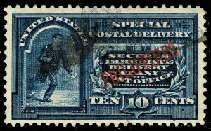 [mag116] US PHILIPPINES 1901 Scott#E1 used 10¢ dark blue cv:$80