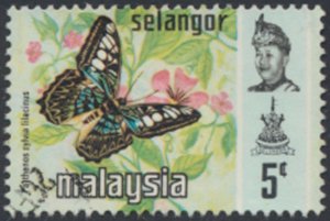 Selangor  Malaya  SC#  130b Used  Butterflies  see details & scans