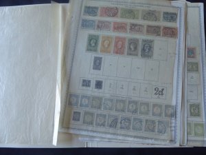 Netherlands and Colonies 1913-1914 Stamp Collection on Album Pages​