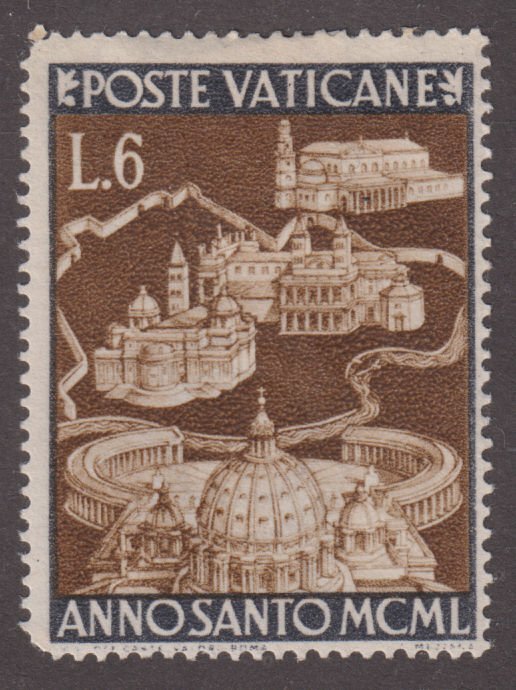 Vatican City 133 Cathedrals of St. Peter 1949