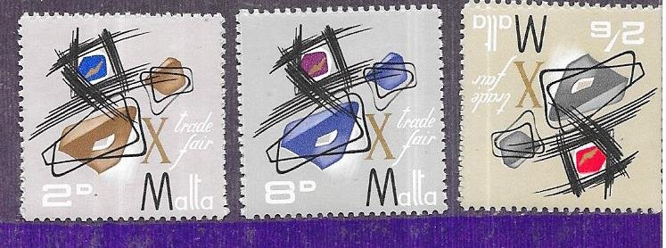 Malta #355-357  l Trade Fair  (MNH   CV.$0.80