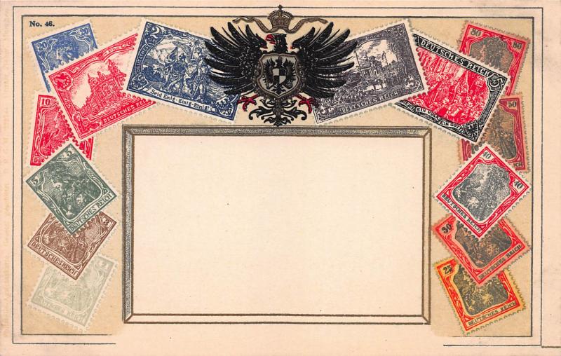 Germany, Stamp Postcard, #46, Published by Ottmar Zieher, Circa 1905-10, Unused