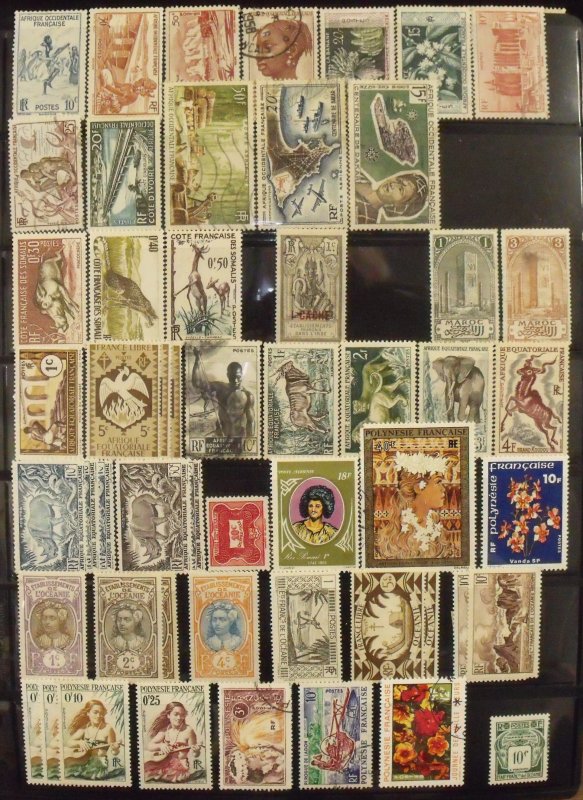 A247   French Colonies       Collection           Mint/Used