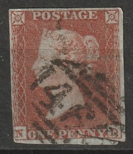 Great Britain 1841 Sc 3 used num 46 (Banbury) cancel