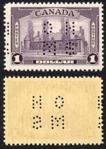 Canada SGO107 One Dollar U/M Perforated OHMS