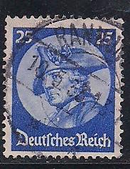 Germ. Sc # 400 Frederich the Great Hi Val. Used L7