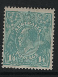 Australia #124 Mint Fine+ Never Hinged