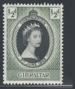 Gibraltar 1953 Queen Elizabeth II Coronation Omnibus Scott # 131 MH