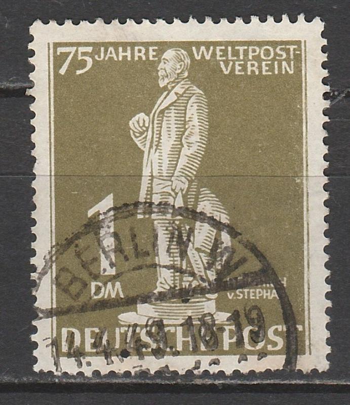 WEST BERLIN 1949 UPU 75TH ANNIV 1MK USED