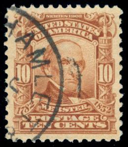 MOMEN: US STAMPS #307 USED PSE GRADED CERT XF-90