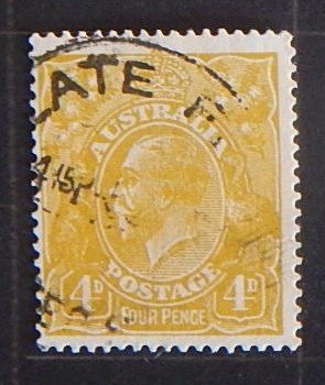 King George V, Australia, 4p, 1928 (1959-T)