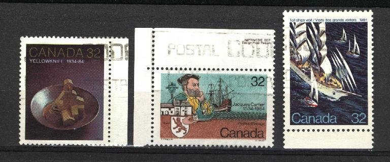 Can #1009,1011-12   -1  used VF 1984 PD