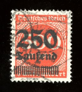 1923 Germany Scott #260 Used VF Inflation Era