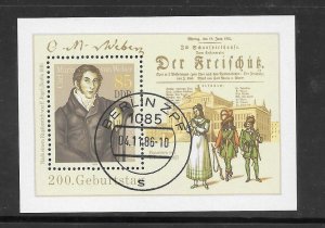 Germany DDR #2586 Used Souvenir Sheet (1310)