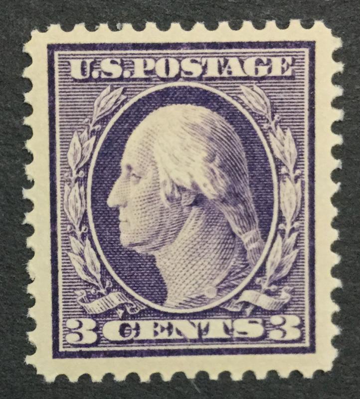 MOMEN: US #376 MINT OG NH VF/XF JUMBO $75 #23562