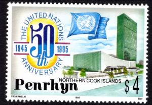 Penrhyn Island 446 United Nations MNH VF