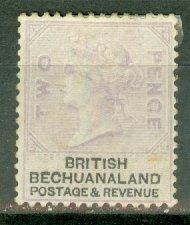 JN: Bechuanaland 12 unused no gum CV $125