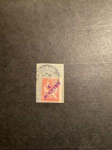 Stamps French Offices in China J28a used on a piece