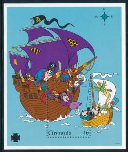 Disney Grenada - Souvenir Sheets Minnie & Pirate MNH #2487 (1995)