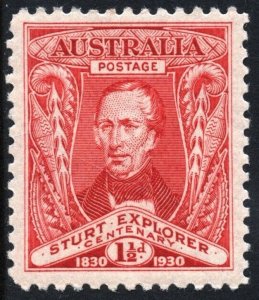 Australia SC#104 1½d Centenary of Sturt's Exploration (1930) MNH
