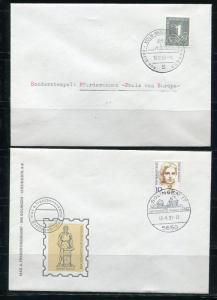 Germany 1964 and up 4 Covers with Special cancel Some FDC 6338