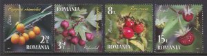 Romania 2017 Berries Scott (6001-04) MNH