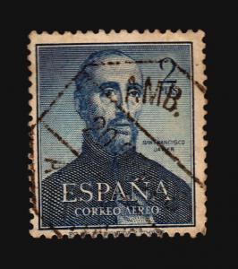 SPAIN Religious St. Francis Xavier Jesuit India China Sc  #C138 XF cv$14