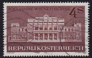 Austria - 1971 - Scott #902- used - Vienna Stock Exchange