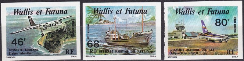 Wallis & Futuna Islands #C87-9  MNH Imperf  (Z9199)