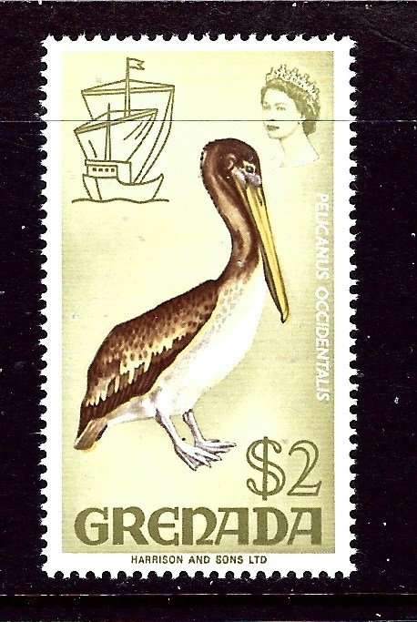 Grenada 307 MLH 1968 Pelican    (ap3519)