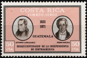 Costa Rica #C528 Stamp 1971 Independence Leaders 50c. MINT.