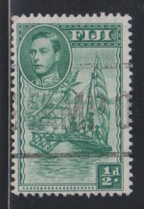 Fiji,  1/2d Outrigger Canoe (SC# 117d) USED