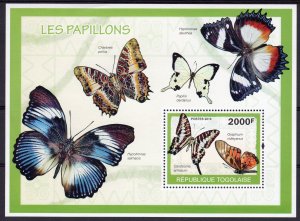 Togo MNH S/S Butterflies 2010