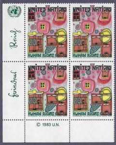 UN 415 LL inscrip block MNH bin $1.25