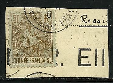 French Guinea # 28 Used. CV $ 24.00