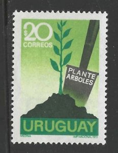 URUGUAY   SC # 826      MNH