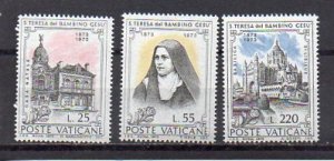 Vatican City 534-536 MNH