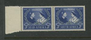 South Africa - Scott 106 - Silver Wedding Issue -1948-MNH-Pair Stamps
