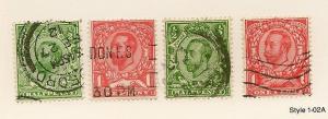 Great Britain #151-154 Used King George V /