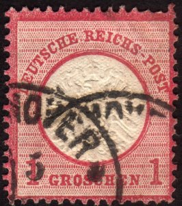 1872, Germany, 1Gr, Used, Sc 17