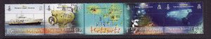 Pitcairn Is.-Sc#706-unused NH set-ships-Volcanic Hotspots-20