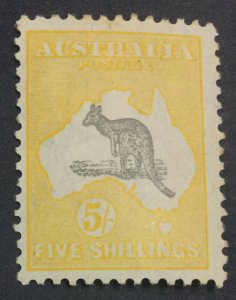 MOMEN: AUSTRALIA SG #42 1918 MINT OG H KANGAROOS LOT #60853